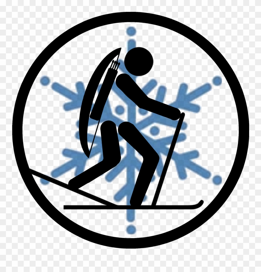 Go Skiing To Celebrate Ullr, The Norse God Of Skiing Clipart