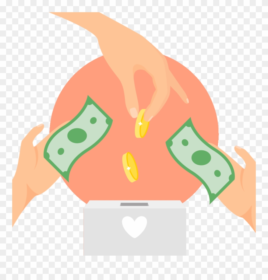 Donation Charitable Organization Aid Icon Donate To - 捐 錢 卡通 Clipart