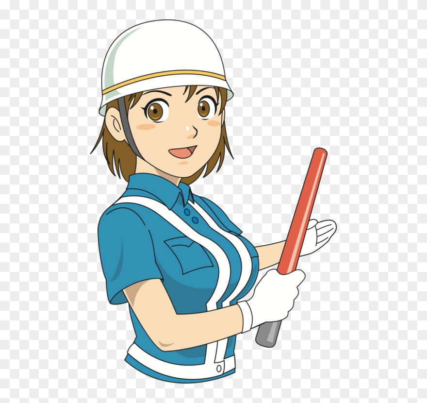 Traffic Guard Security Guard Guardia Di Sicurezza Privata - 工事 中 看板 巨乳 Clipart