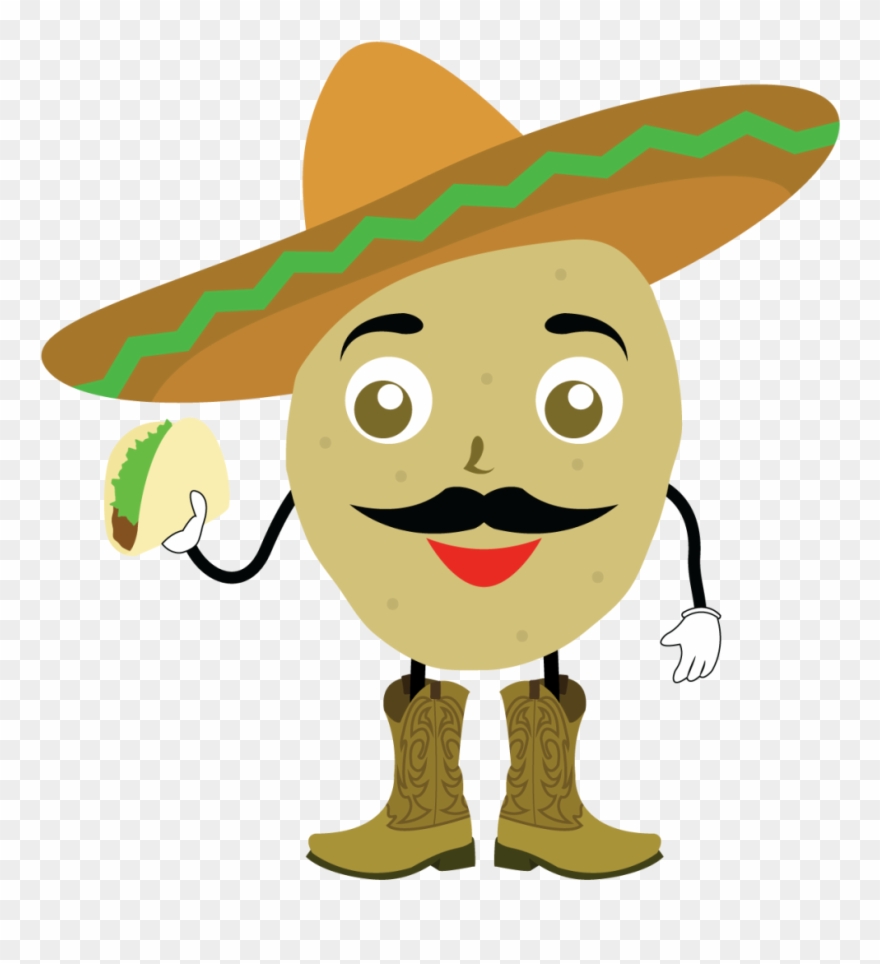 Tacos Clipart Sombrero - Taco - Png Download