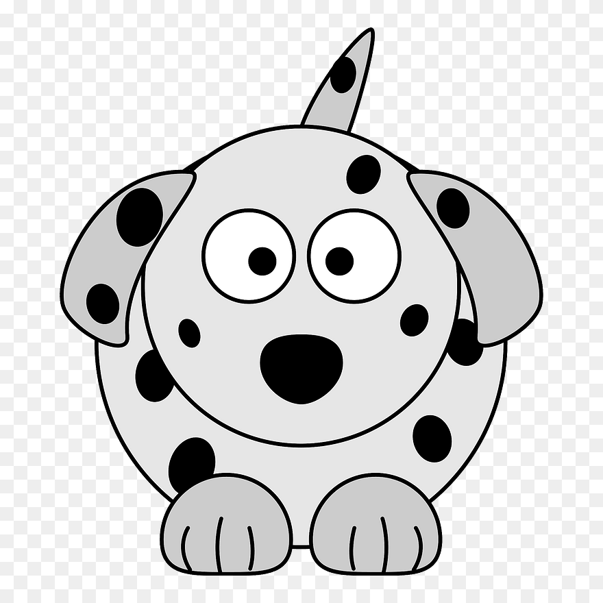 Dog Clipart Colour - Cartoon Images Of Dalmatians - Png Download