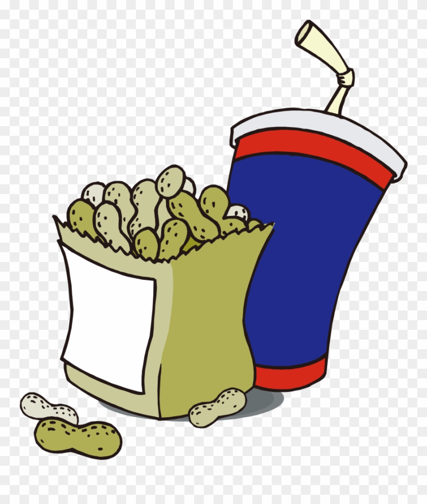 Cola Clipart Coke And Popcorn - Soda Clip Art - Png Download