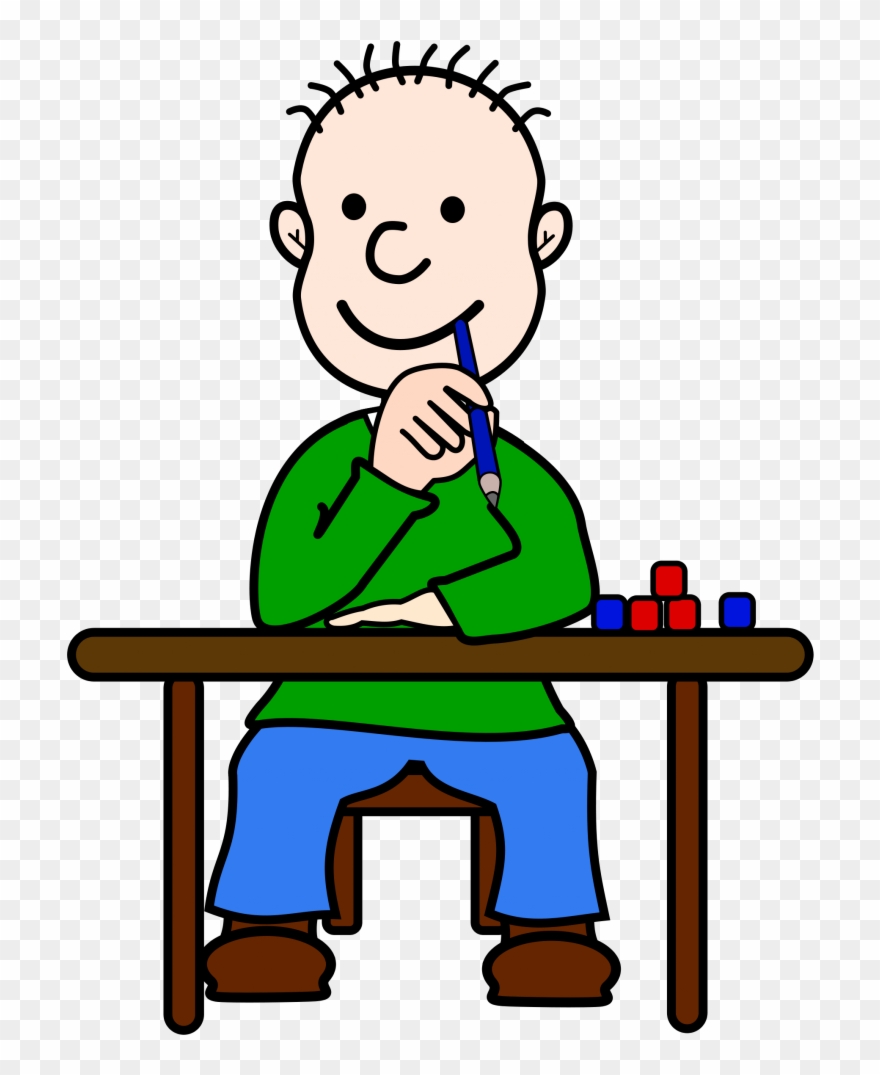 Student Thinking Dynamic Thinking Cliparts Clip Art - Student Thinking Clipart Png Transparent Png