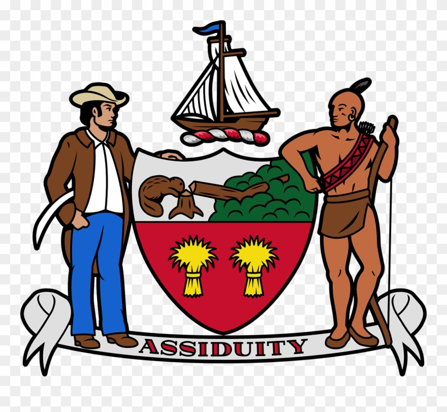 Coat Of Arms Of Albany, New York - Albany Flag Clipart