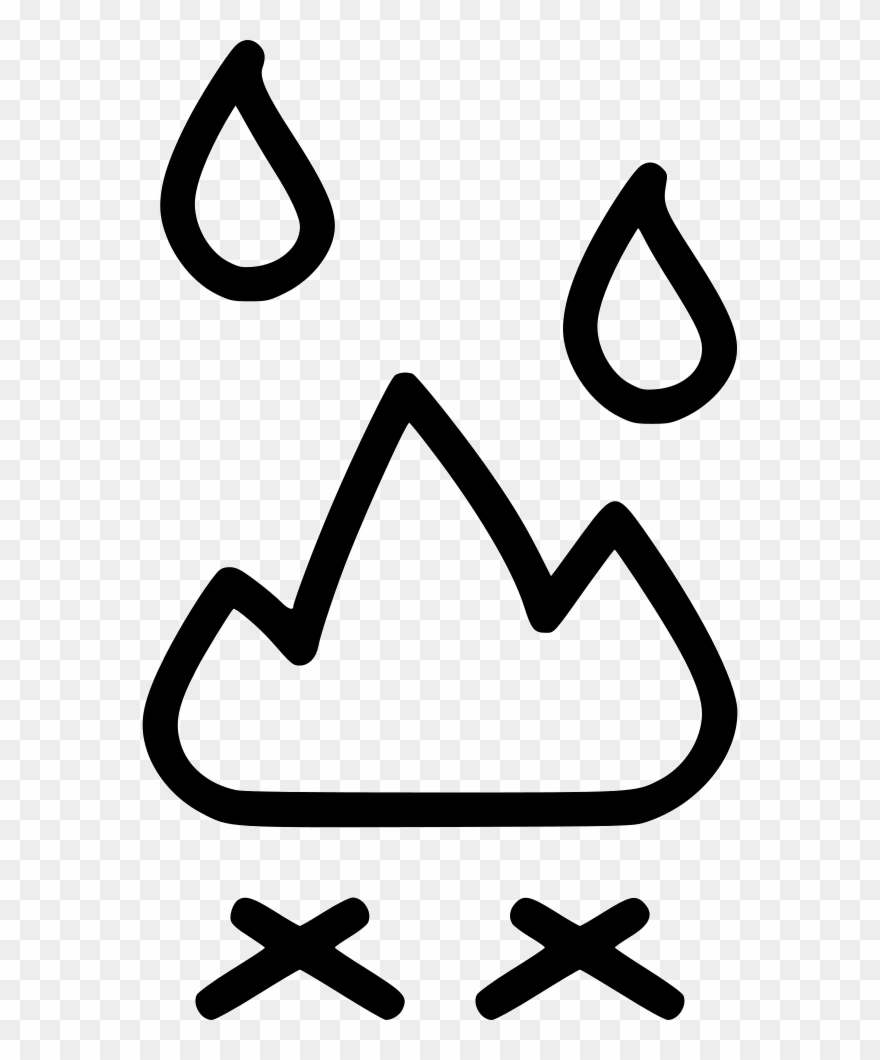 Fire Cook Camping Outdoors Burn Svg Png - Fireplace Clipart