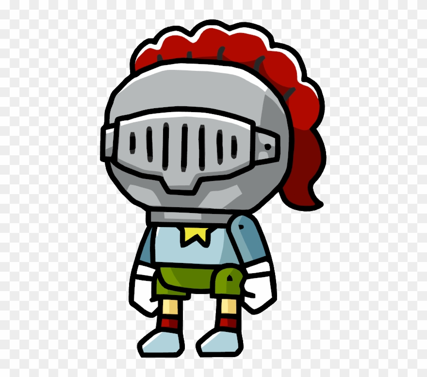Knight Helmet - Maxwell Scribblenauts Clipart