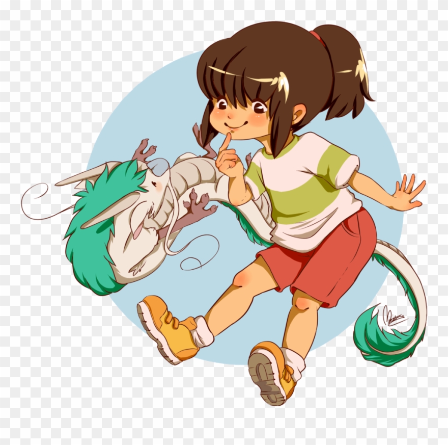 Bookworm Clipart Free - Spirited Away - Png Download