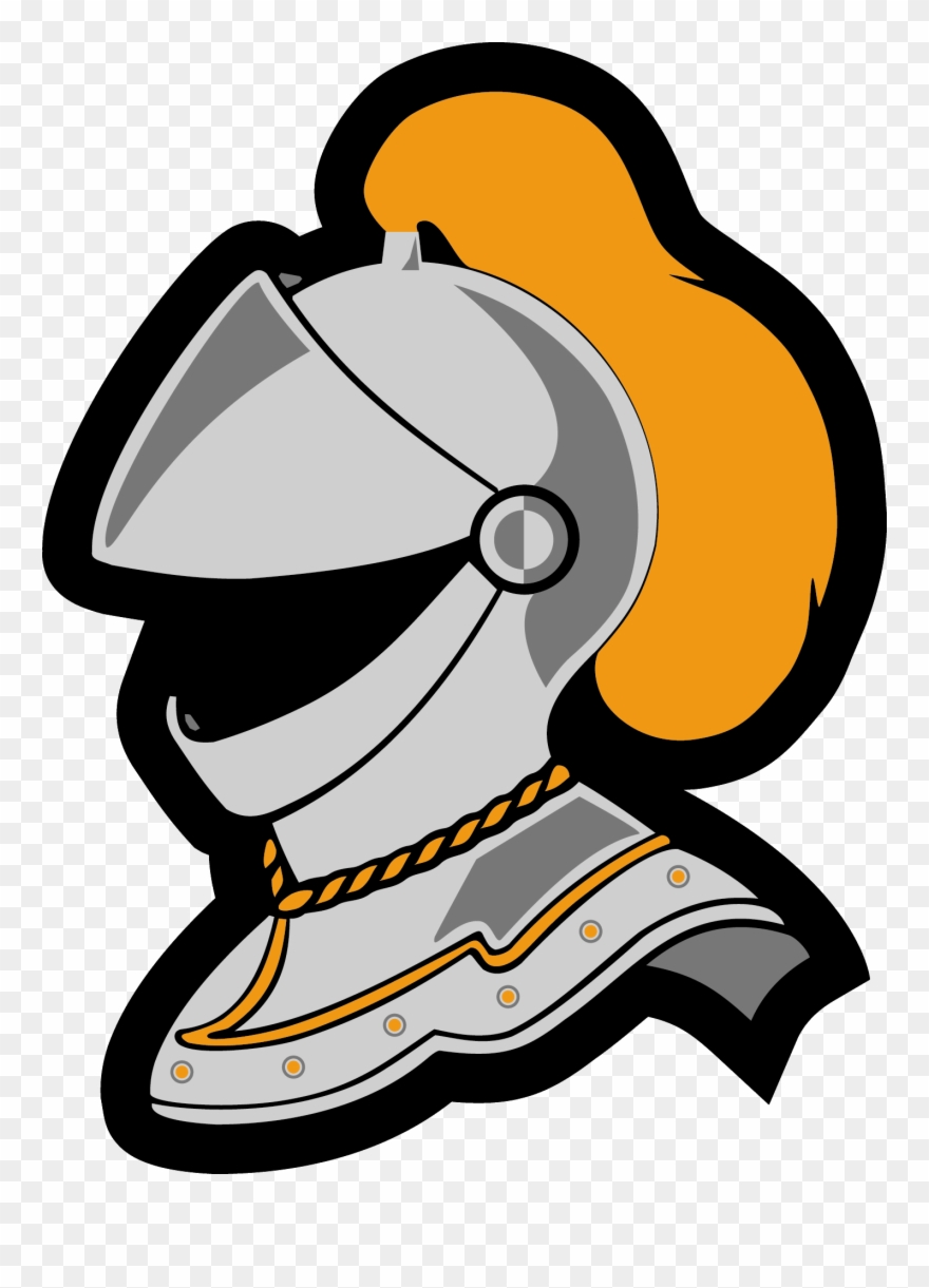 Simple Knight Helmet Clip Art - Middletown Knights - Png Download
