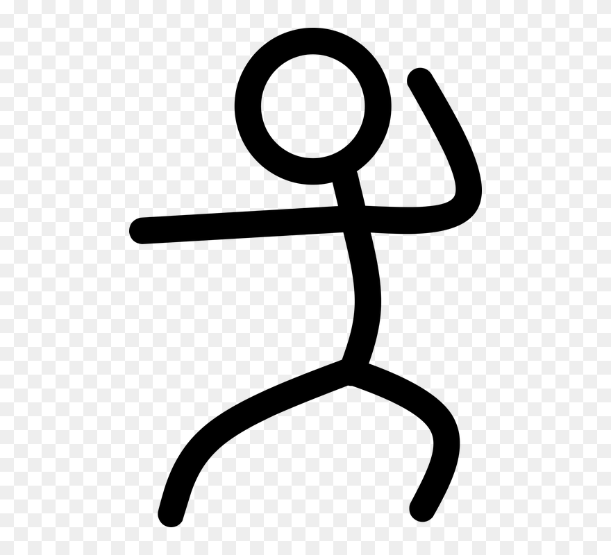 Man Tripping Cliparts 6, Buy Clip Art - Stick Man Fight Png Transparent Png