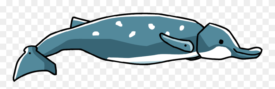 Blue Whale Clipart Scribblenauts - Png Download