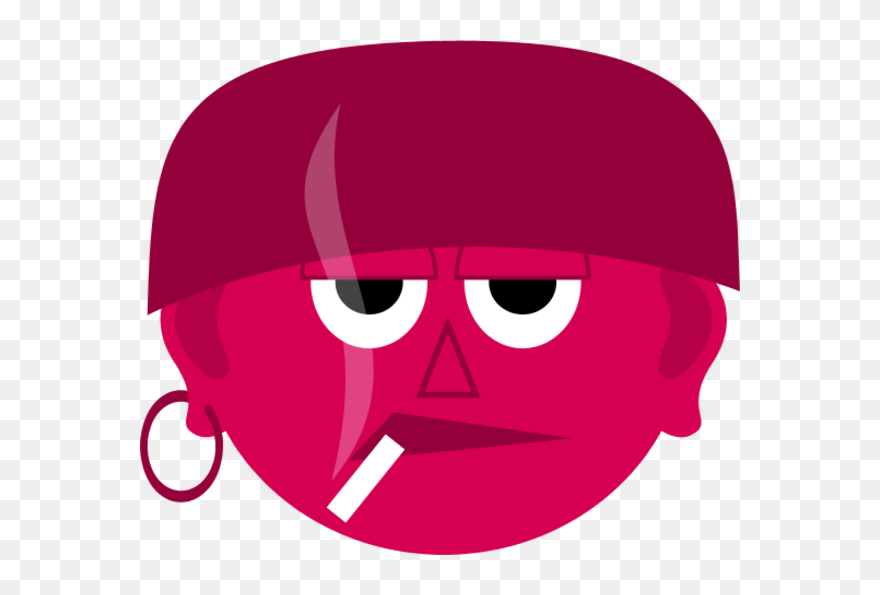 Transparent Smoking Clipart - Bad Guy - Png Download