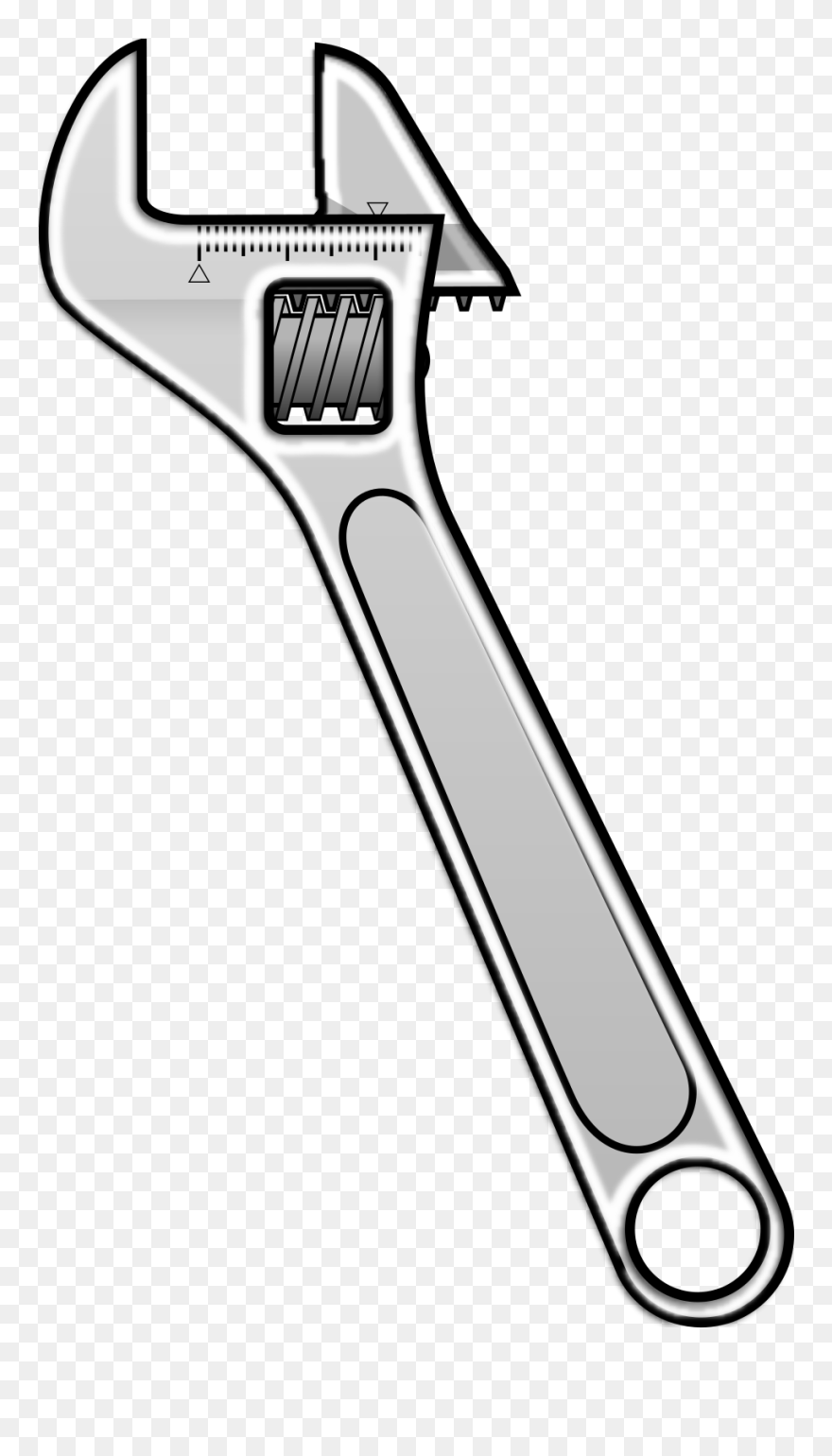 Adjustable Wrench Clipart - Png Download