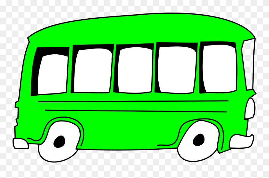 Green Bus Clipart - Png Download
