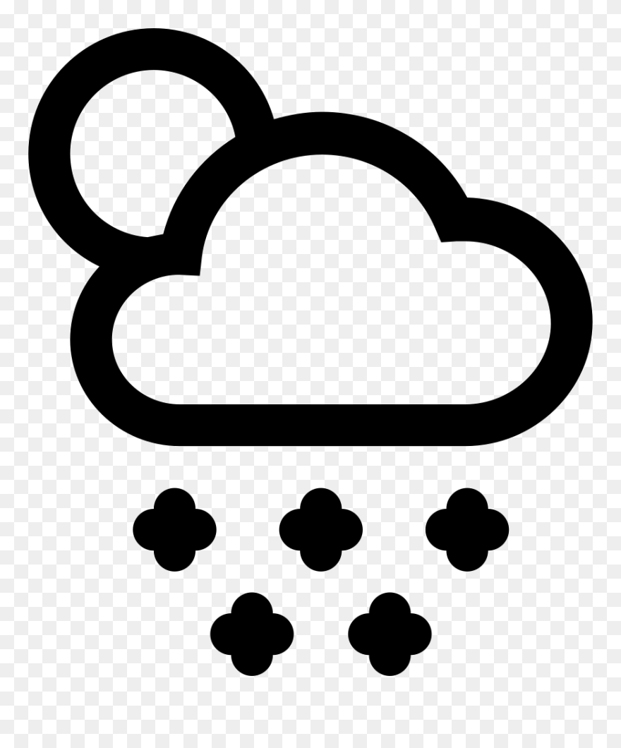 Snow Full Moon Clipart