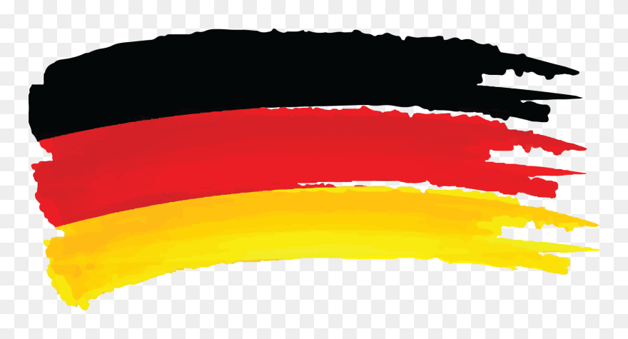 Red Germany, Clip Art, Flag Of Germany - Transparent German Flag Png