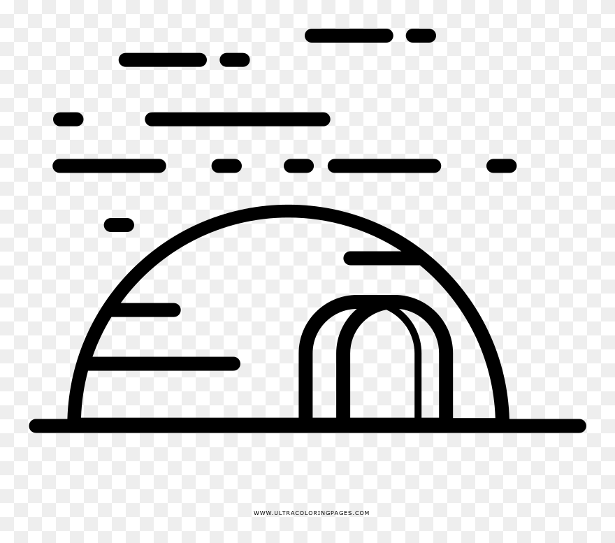 Transparent Igloo Clipart - Png Download