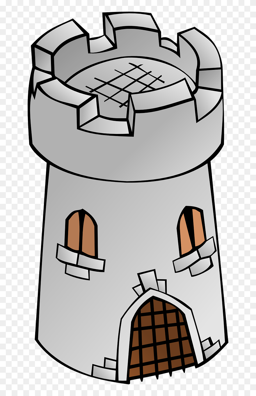 Castle Clip Tower Transparent & Png Clipart Free Download - Tower Clip Art