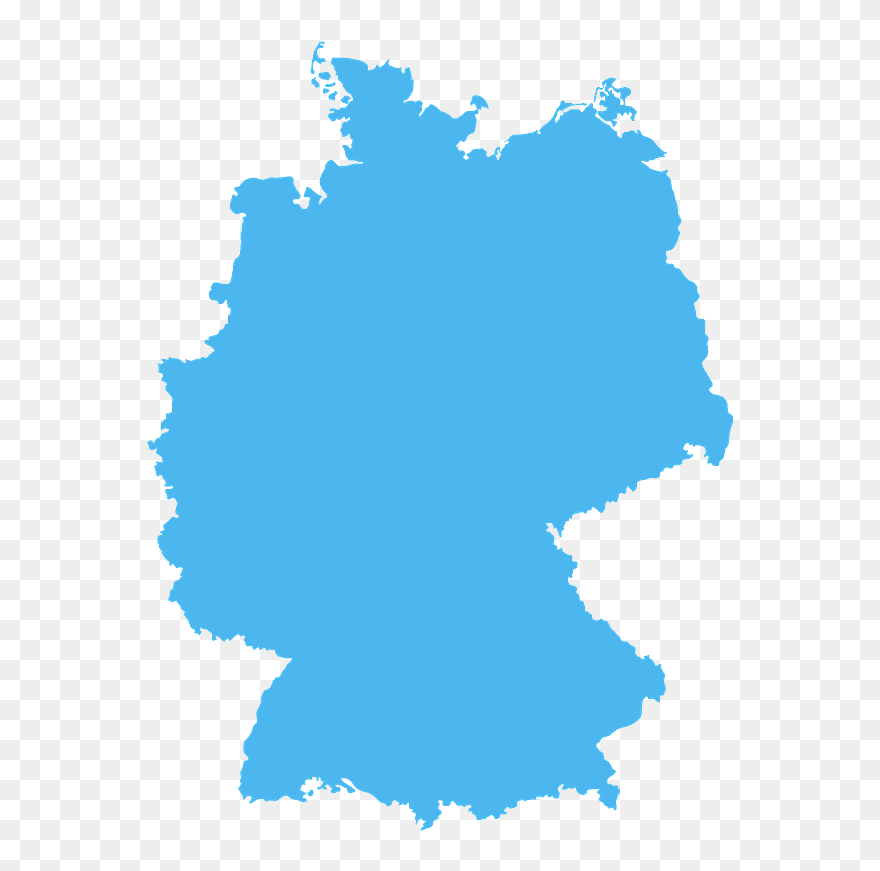 Grote Steden Duitsland Kaart Clipart