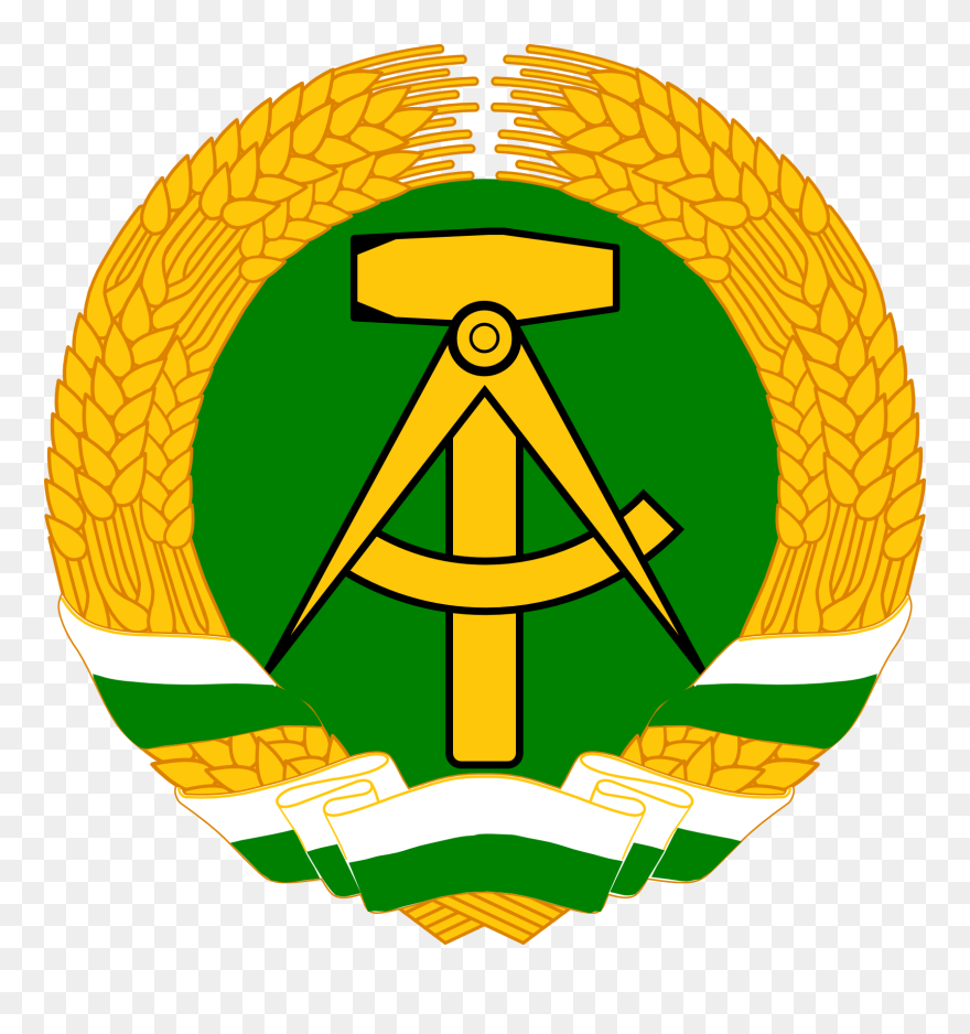 East Germany Clipart Arms - Coat Of Arms Of East Germany - Png Download