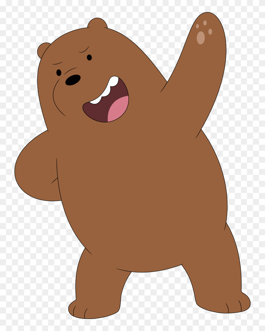 Yo, Whats The Haps By Porygon2z - We Bare Bears Brown Clipart