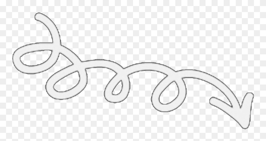 Transparent White Swirl Designs Png - White Arrow Overlay Png Clipart