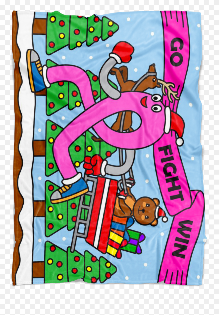 Christmas Go Fight Win Pink Ribbon Blanket"
 Data-zoom="//cdn Clipart