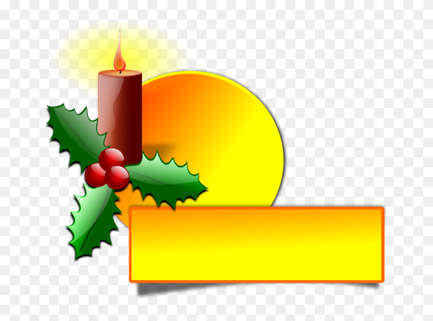 Microsoft Christmas Clipart Graphic Freeuse More Christmas - Christmas Candle Tree Clipart - Png Download