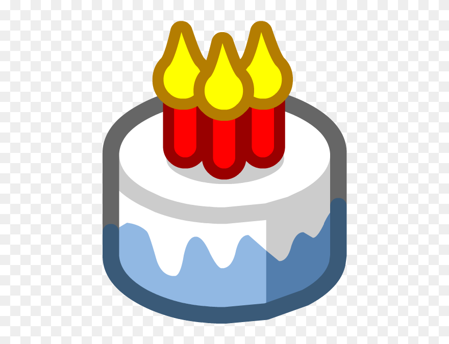 Cake - Club Penguin Cake Emoji Clipart