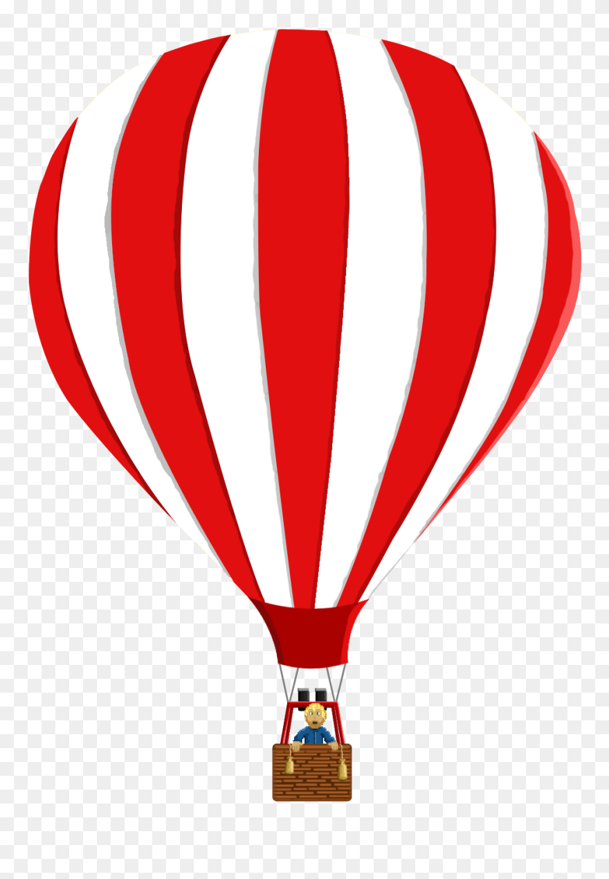 Hot Air Balloon Opengameart - Hot Air Balloon Clipart