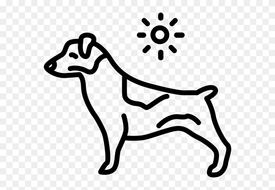 Transparent Dog Paw Print Clipart - Terrier - Png Download