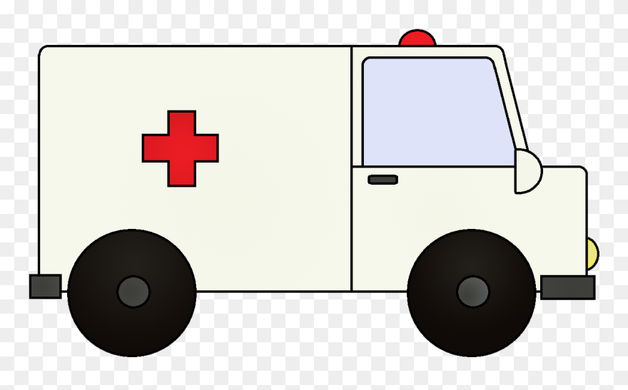 Clipart Ambulance Icon Image - Ambulance No Background Cartoon - Png Download