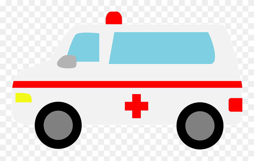 Ambulance Emergency Vehicle Clipart - Ambulance - Png Download