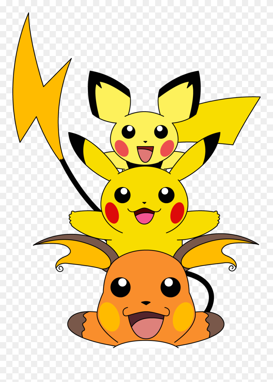 Pikachu Antes De Evolucionar Clipart Pinclipart