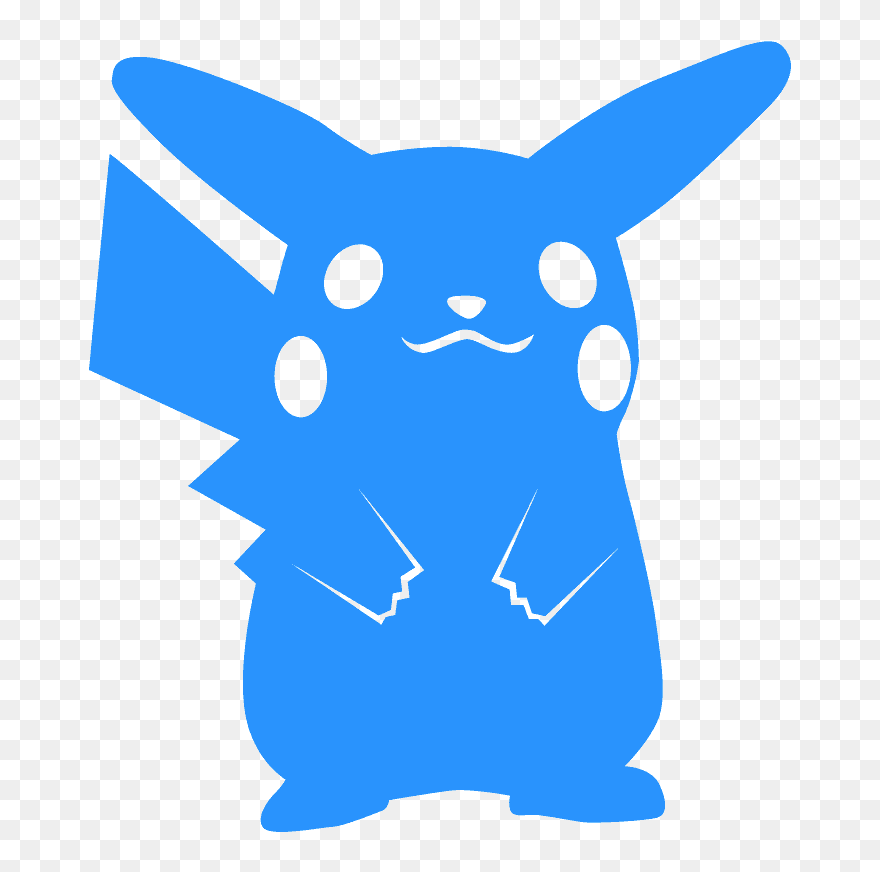 Pikachu Silhouette Clipart
