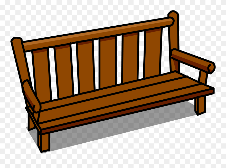 Wood Bench Sprite - Bench Clipart