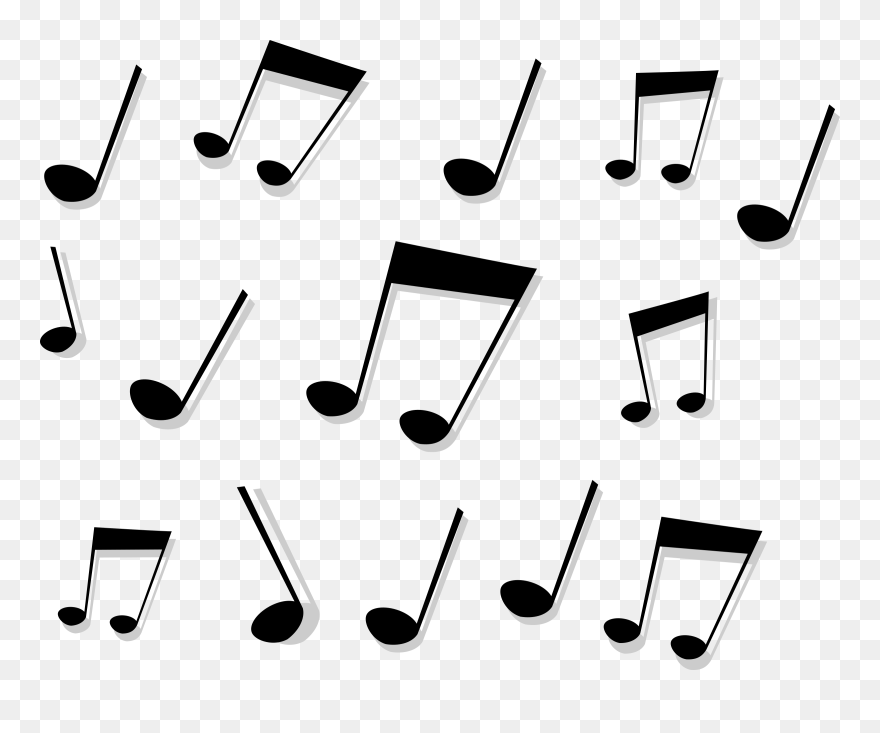Transparent Music Notes Clipart - Portable Network Graphics - Png Download