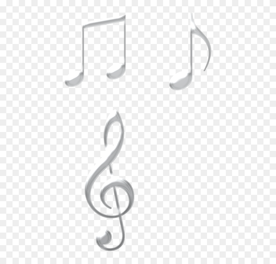 Musical Note Musical Instruments Black And White - Music Clipart