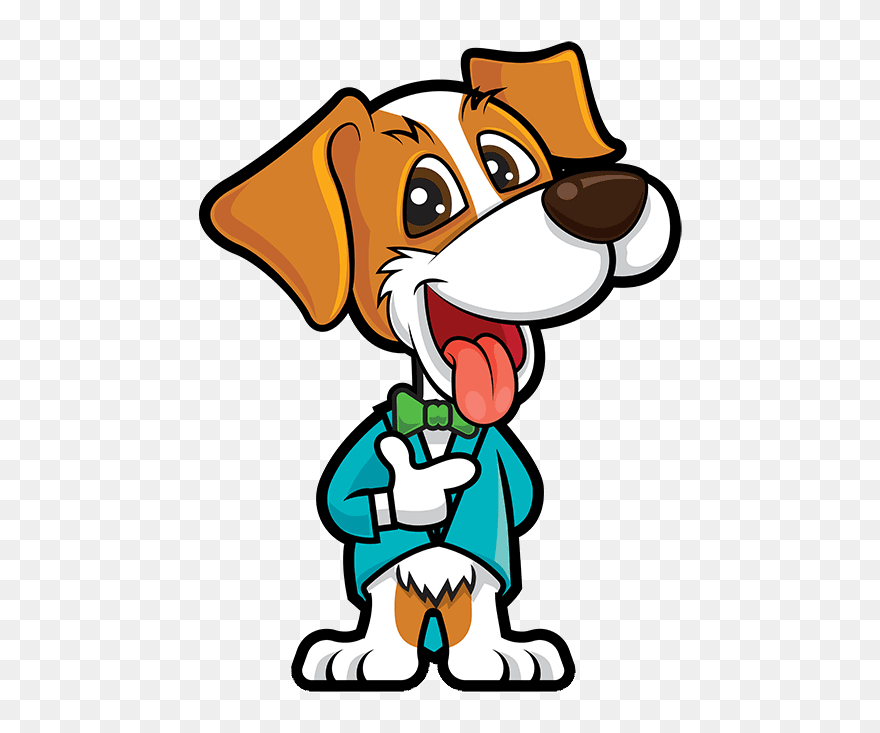 Premium Dog Walkers Hero Image - Tuxedo Dog Illustration Clipart