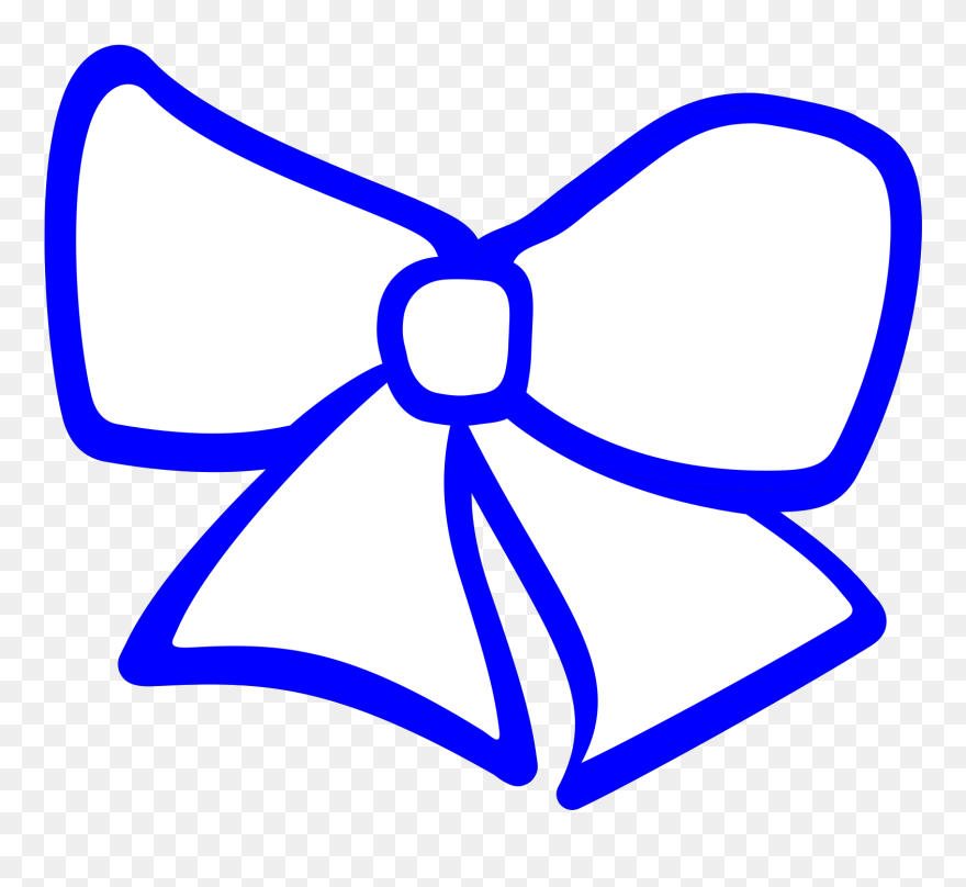 Bow Clipart Black And White - Png Download