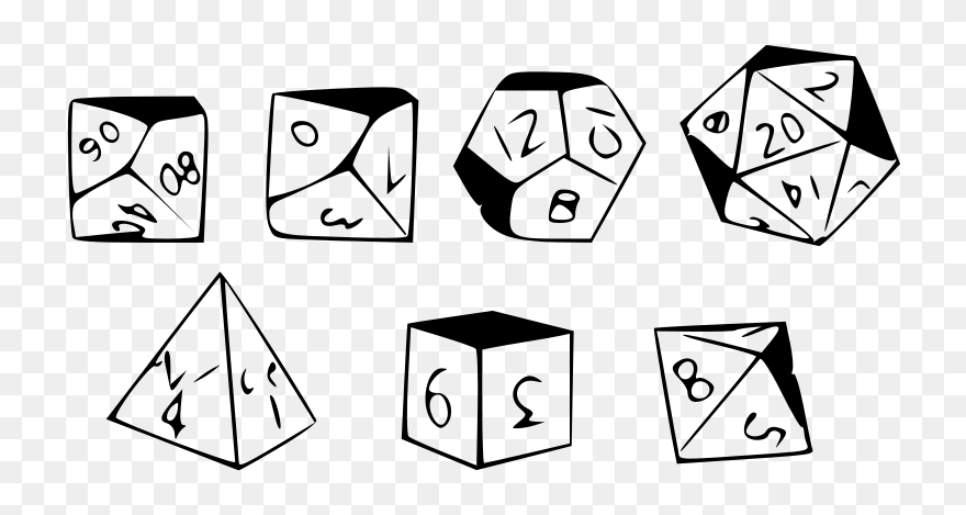Dice Face Clipart - Dnd Dice Clipart - Png Download