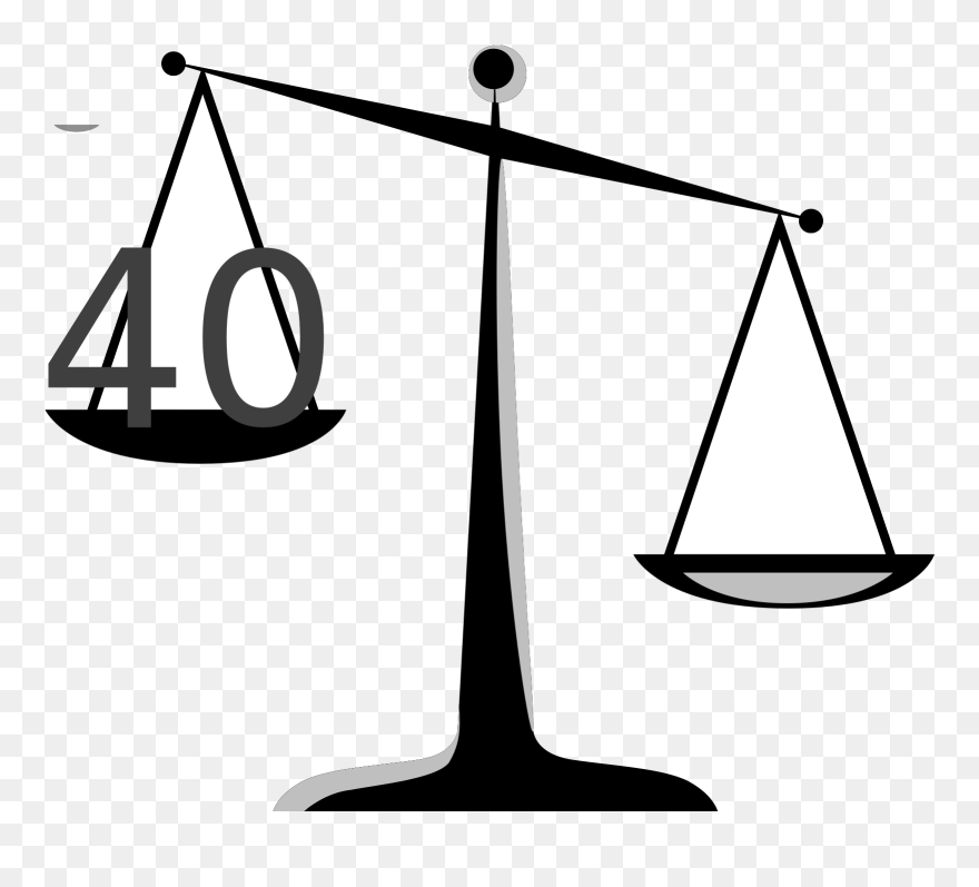 Scales Of Justice Clip Art - Png Download