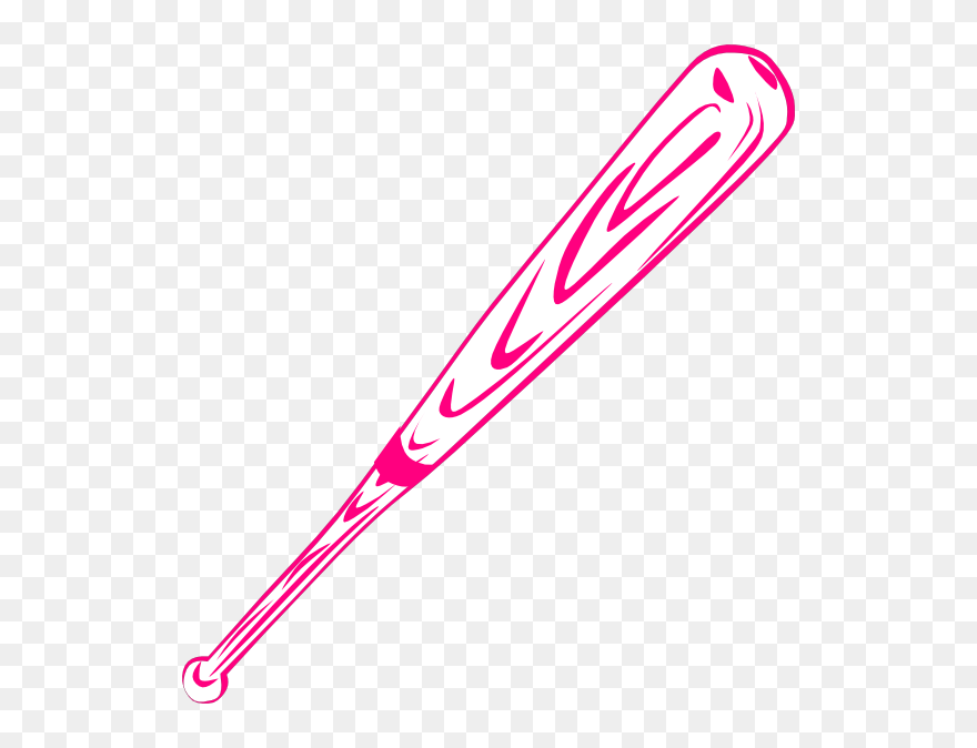 Bat Clip Art At - Vector Baseball Bat Svg - Png Download