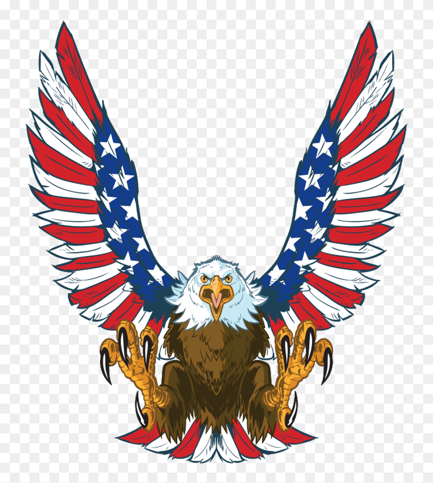 American Bald Eagle Clipart , Png Download - Aguila De Estados Unidos Transparent Png