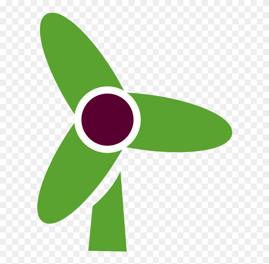 Ms Wind Clipart - Wind Turbine Blade Cartoon - Png Download