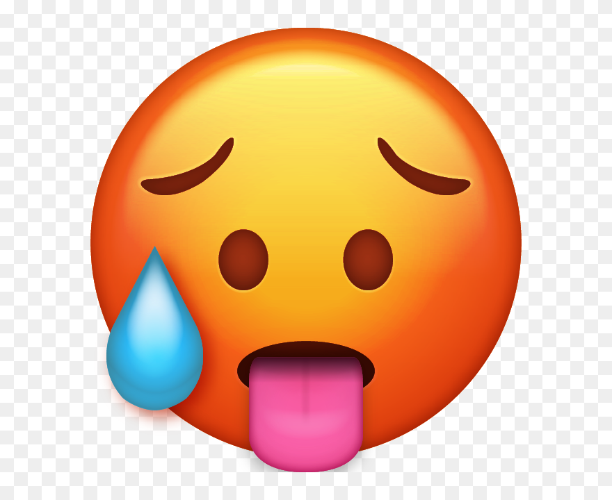 Hot Emoji Clipart (5603031) PinClipart
