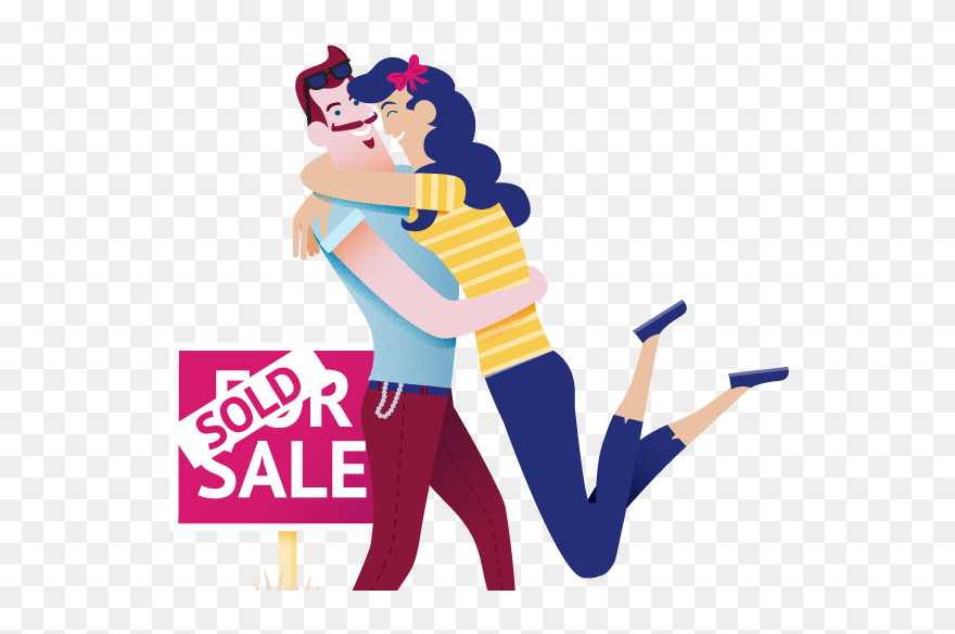 Couple Hugging - Clip Art - Png Download