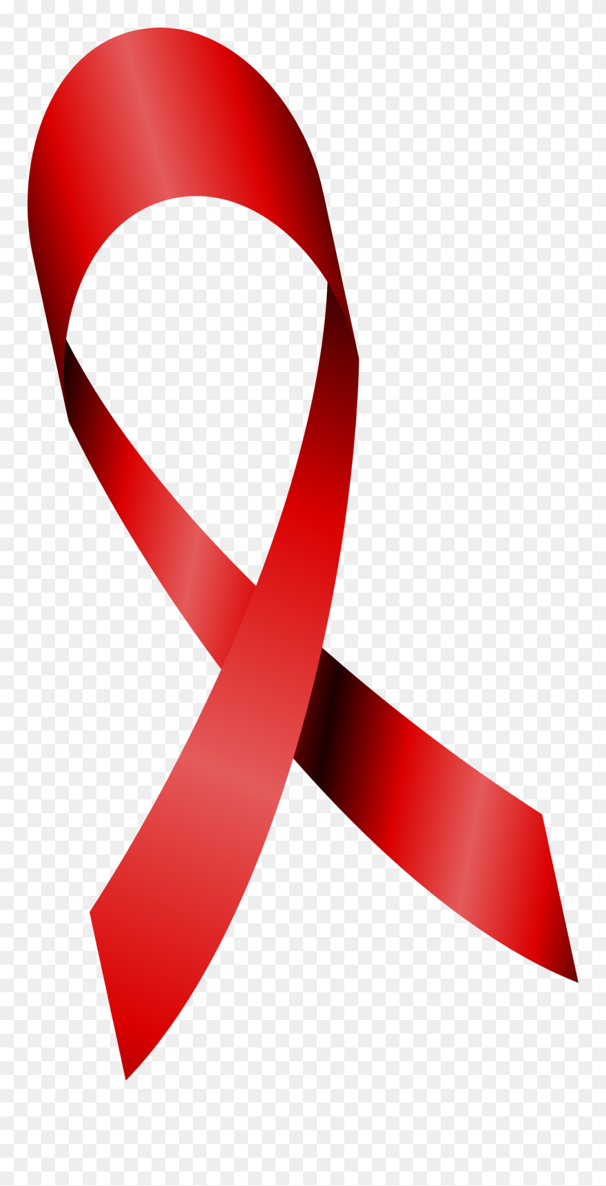 Transparent Awareness Ribbon Clipart - World Aids Day Drawing - Png Download