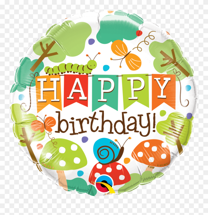 Garden Clipart Happy Birthday - Balloon - Png Download