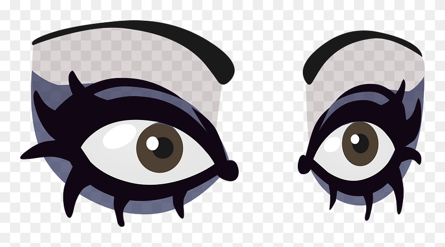 Eyes Goth Clipart - Goth Clipart - Png Download