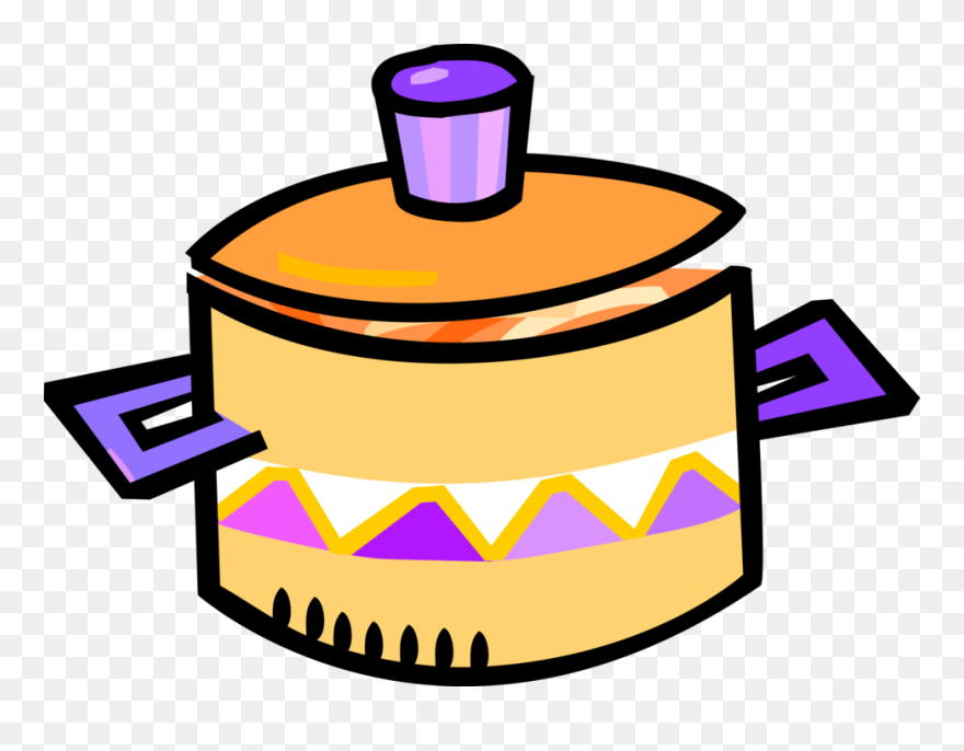 Vector Illustration Of Kitchen Kitchenware Saucepan - Panela Png Clipart Transparent Png